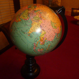 Globe, table top size